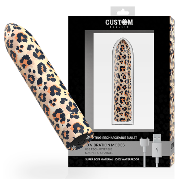 CUSTOM BULLETS - RECHARGEABLE LEOPARD 10 INTENSITIES - – Image 2