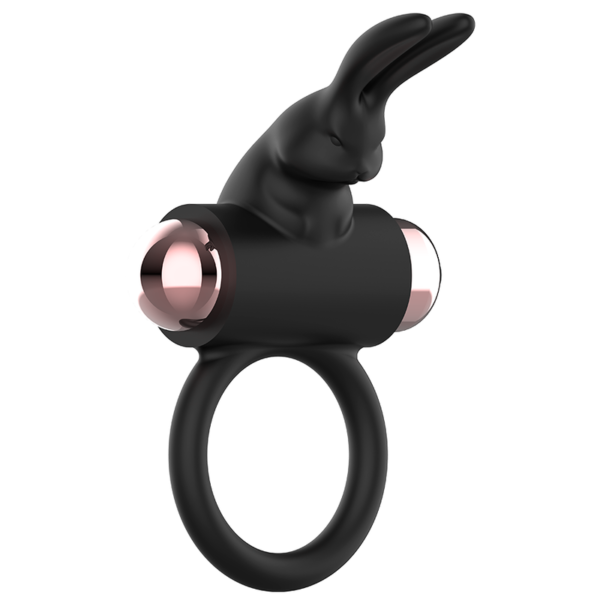COQUETTE TOYS - COCKRING AVEC VIBRATEUR NOIR/ OR - – Image 6