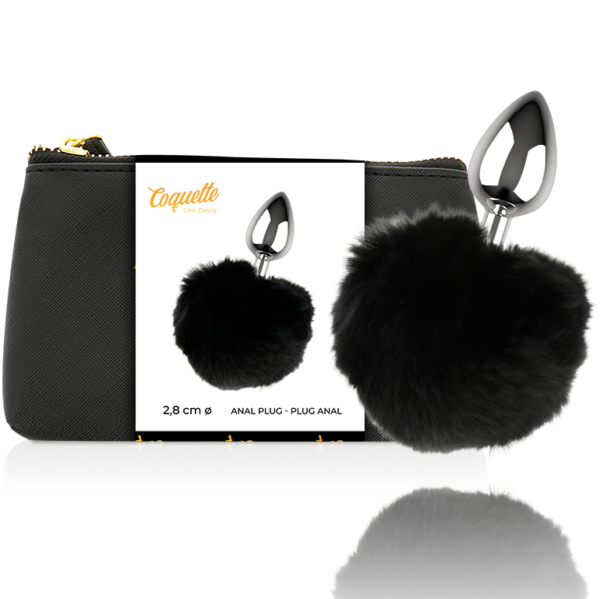 COQUETTE TOYS - PLUG ANAL METAL TAILLE L 2.8 X 4.1 CM -