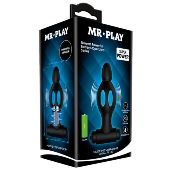 MR PLAY - PLUG ANAL EN SILICONE AVEC VIBRATION - – Image 7