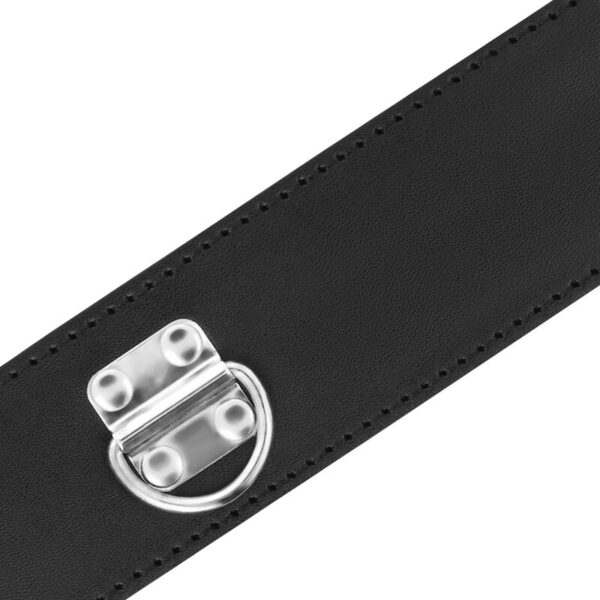 DARKNESS - COLLIER BDSM AVEC SERRURE NOIRE - – Image 4