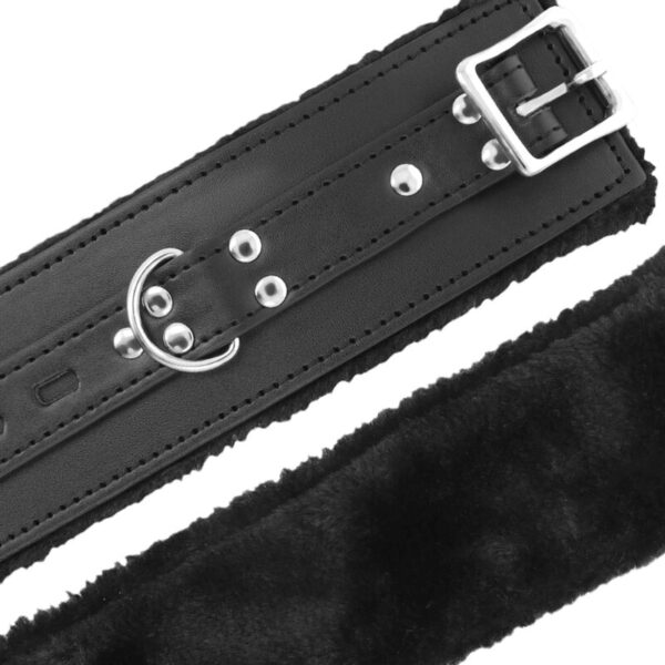 DARKNESS - MENOTTES BDSM DOUBLÉES NOIRES - – Image 3