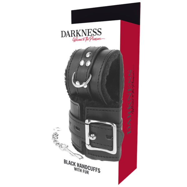 DARKNESS - MENOTTES BDSM DOUBLÉES NOIRES - – Image 5