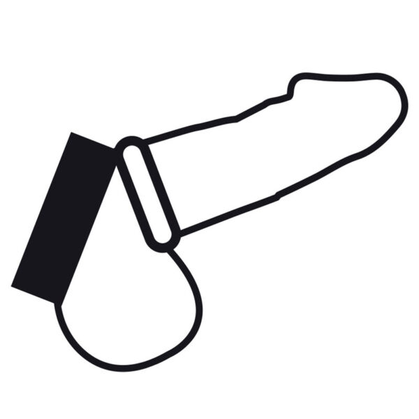 DARKNESS - ANNEAU MÉTALLIQUE POUR LE PÉNIS ET LES TESTICULES - – Image 4