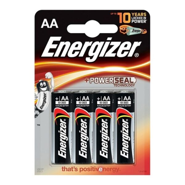 ENERGIZER - PILE ALCALINE AA LR6 *4 -