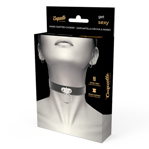 COQUETTE - CHIC DESIRE COLLIER EN CUIR VEGAN FEMME ACCESSOIRE FÉTICHE - – Image 5