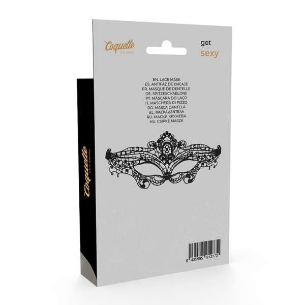 COQUETTE CHIC DESIRE - MASQUE FINE DENTELLE NOIRE - – Image 6
