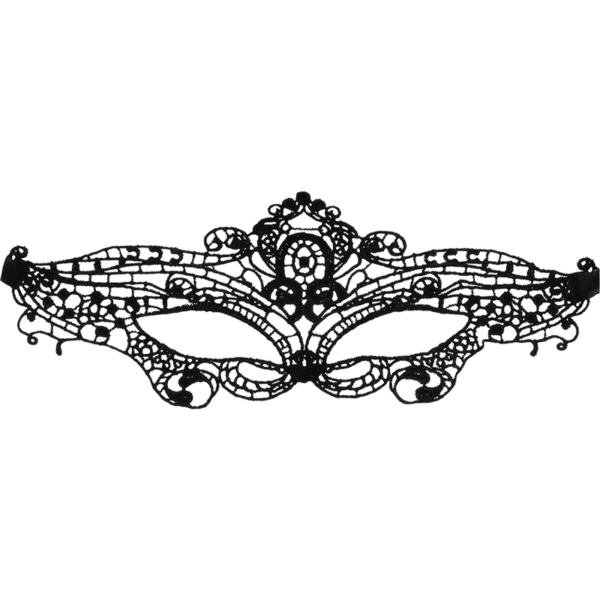 COQUETTE CHIC DESIRE - MASQUE FINE DENTELLE NOIRE - – Image 3