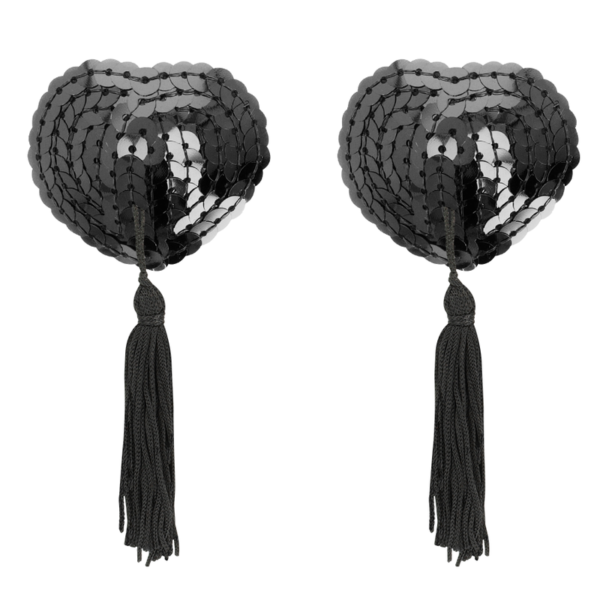 COQUETTE CHIC DESIRE - CACHE-MALINS À PAILLETTES NOIRES - – Image 3