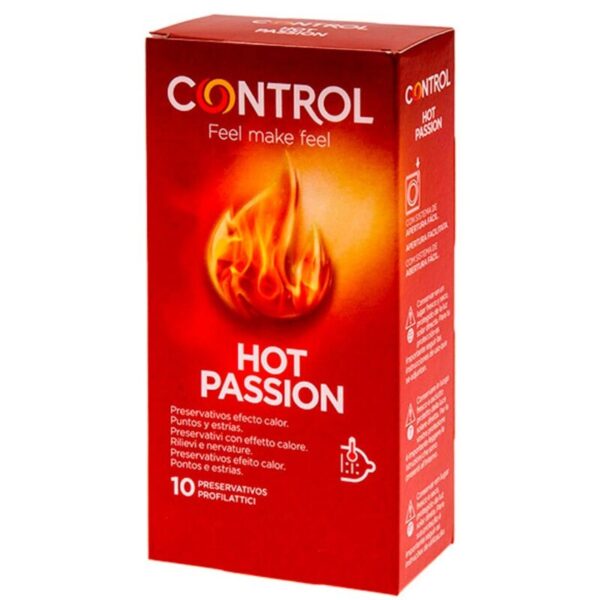 CONTROL - EFFET RÉCHAUFFANT HOT PASSION 10 UNITÉS -