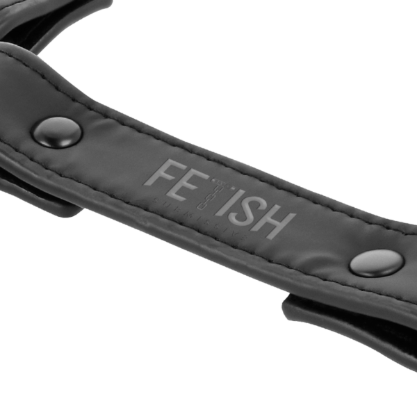 FETISH SUBMISSIVE - UNION DE MENOTTES EN CUIR VÉGAN - – Image 3