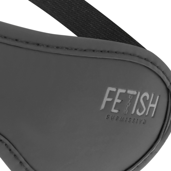 FETISH SUBMISSIVE - MASQUE EN CUIR VÉGAN II AVEC DOUBLURE EN NOPRÈNE - – Image 3