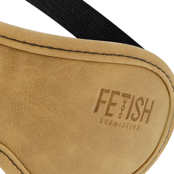 FETISH SUBMISSIVE ORIGEN - MASQUE EN CUIR VÉGAN AVEC DOUBLURE EN NÉOPRÈNE - – Image 3