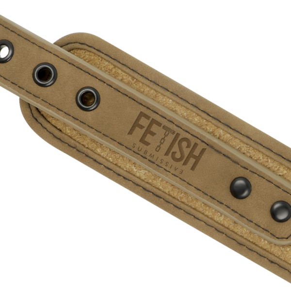 FETISH SUBMISSIVE ORIGEN - COLLIER DOUBLÉ EN NÉOPRÈNE AVEC CHAÎNE - – Image 6