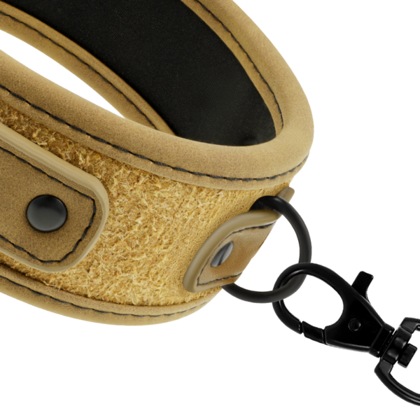 FETISH SUBMISSIVE ORIGEN - COLLIER DOUBLÉ EN NÉOPRÈNE AVEC CHAÎNE - – Image 3