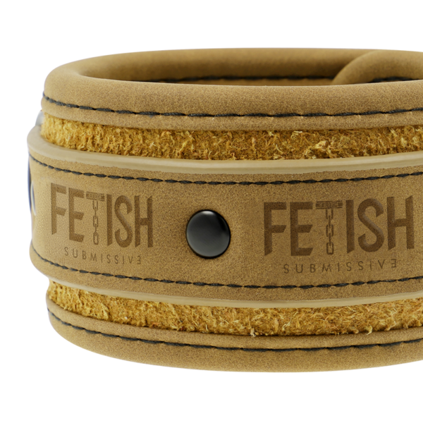 FETISH SUBMISSIVE ORIGEN - MENOTTES EN CUIR VÉGÉTALIEN AVEC DOUBLURE EN NÉOPRÈNE - – Image 7