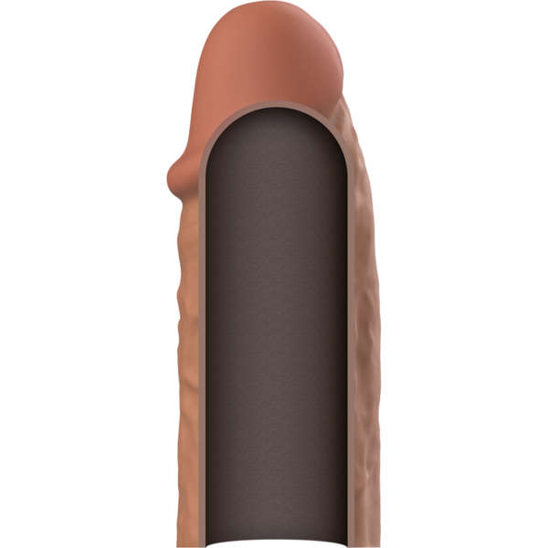 VIRILXL - EXTENSION DE PÉNIS MARRON EN SILICONE LIQUIDE V3 - – Image 5
