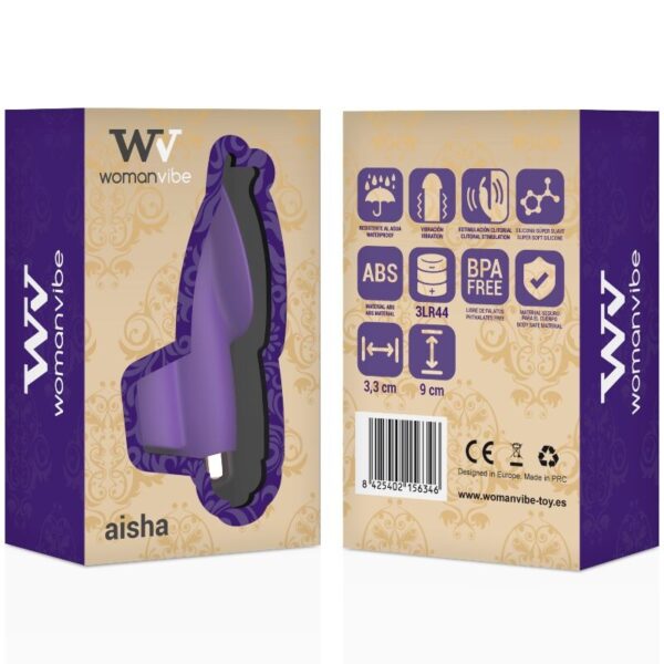 WOMANVIBE - FINGER DE STIMULATEUR EN SILICONE AISHA FEMME - – Image 6