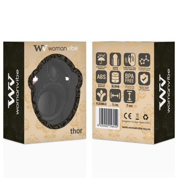 WOMANVIBE - ANNEAU VIBRATEUR EN SILICONE VIBE THOR - – Image 7