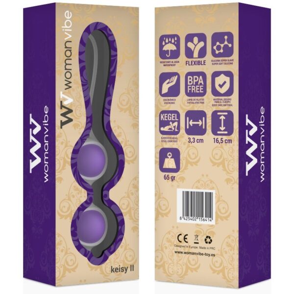WOMANVIBE - BALLES EN SILICONE VIBE KEISY II - – Image 4