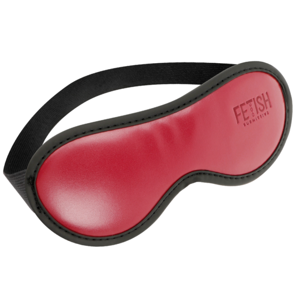 FETISH SUBMISSIVE DARK ROOM - MASQUE EN CUIR VÉGAN AVEC DOUBLURE EN NÉOPRÈNE - – Image 2