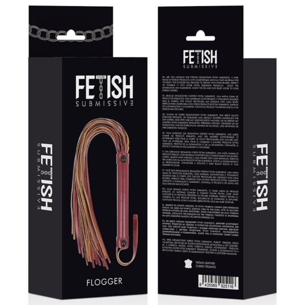 FETISH SUBMISSIVE DARK ROOM - FOUET EN CUIR VÉGÉTALIEN - – Image 5