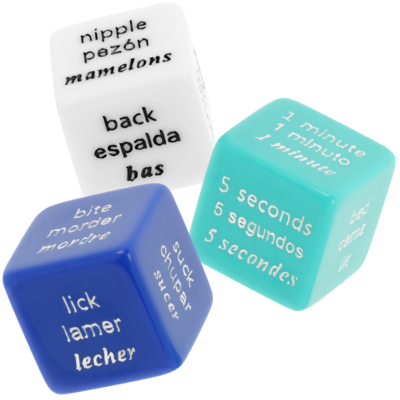 WATERFEEL - JEU DE DÉS ÉROTIQUES ES/FR/EN -