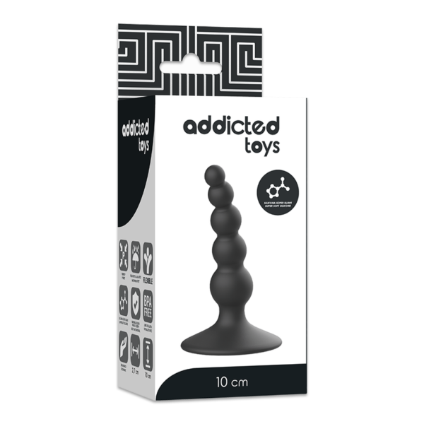 ADDICTED TOYS - PLUG SEXUEL ANAL 10 CM NOIR - – Image 5