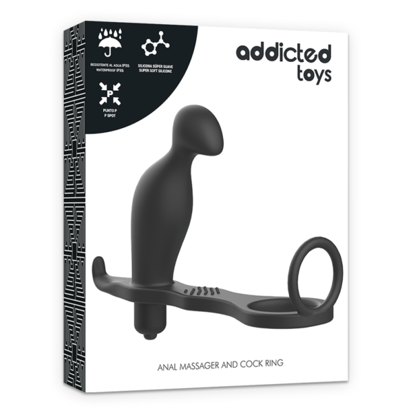 ADDICTED TOYS - PLUG ANAL AVEC ANNEAU EN SILICONE NOIR 12 CM - – Image 6
