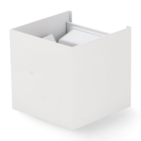 Applique LED Cube Blanche 12W IP54 CCT - Ledme - LM6183 – Image 4