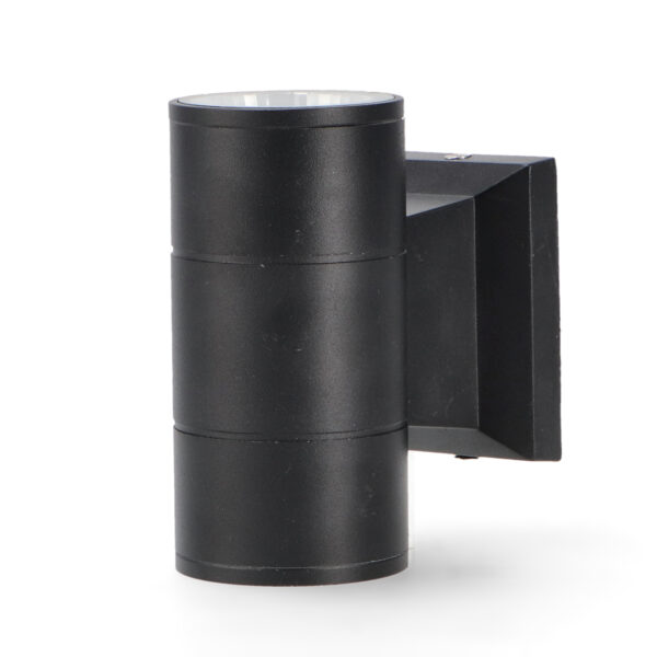 Applique LED Tube Noir 2X3W IP54 3000K - Ledme - LM6179 – Image 4
