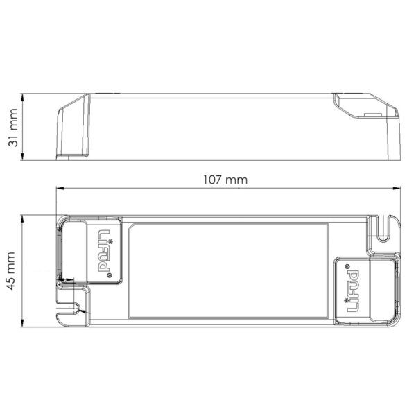Driver Lifud Sortie Triac Réglable 25-42V DC 30W Sans Scintillement Lf-Gde030yg - Ledme - LF-GDE030YG – Image 2