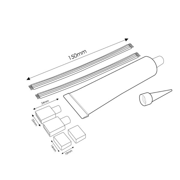 Câble Adaptateur Pour Tira Led 220Vac Bergamo RGB - Ledme - LM0043 – Image 2