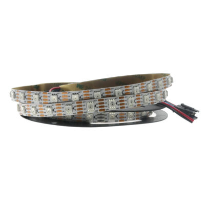 Bande LED Numérique 12V DC SMD5050 Messe IP20 60 Led/m  5 Mètres RGBIC - Ledme - LM2020