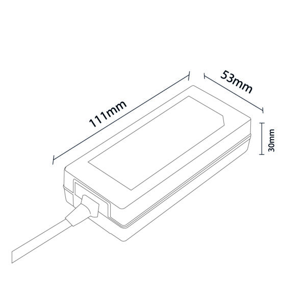 Adaptateur secteur pour bandes LED 36W 12Vdc - Ledme - LM2030 – Image 2
