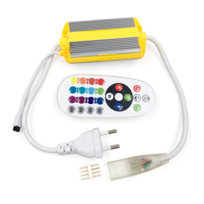 Contrôleur de bande LED Rozok 220V RGB avec télécommande - DSC - Ledme - LM2033