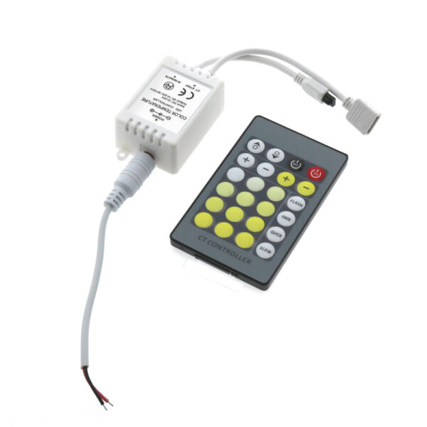 Mini contrôleur pour bandes LED CCT avec télécommande IR - DSC - Ledme - LM2188