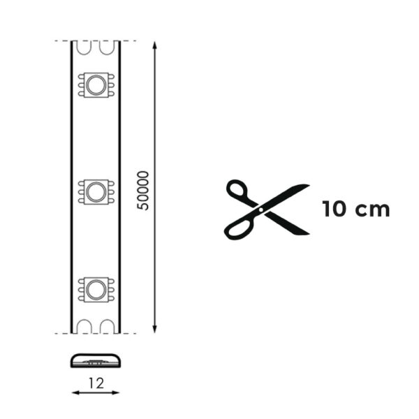 Tiroir Led 220Vac Smd2835 Ruzok 17W/m IP67 - 20 Métros 4500K - Ledme - LM2164 – Image 2