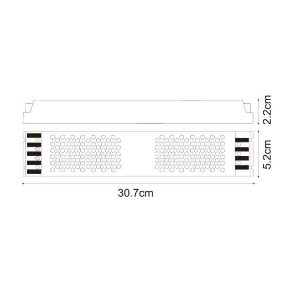 Alimentations slim pour bandes LED 300W 12VDC - Ledme - LM2247 – Image 2