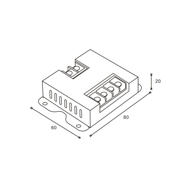 Amplificateur de signal 12-24V - Ledme - LM2268 – Image 2