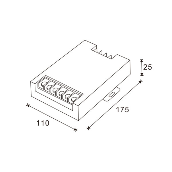 Amplificateur de signal RVB 12-24V - Ledme - LM2269 – Image 2