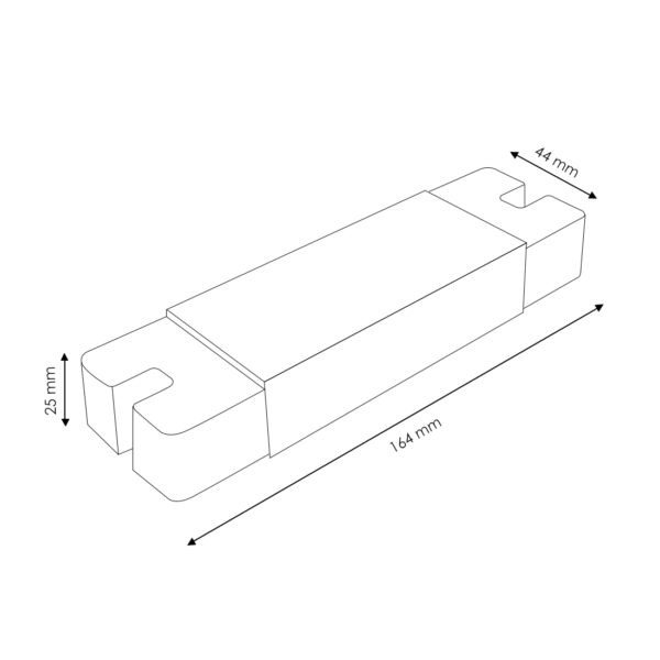 Récepteur Para Tiras Led Rgbw RF 220V - Ledme - LM2271 – Image 2