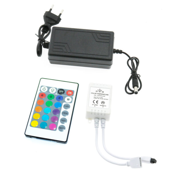 Pack Ruban LED 12V 5050 30L RGB - 3 mètres RGB - Ledme - LM2402 – Image 3