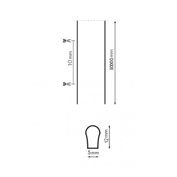 Néon LED Flexible 12VDC Lettres 14W/m - 50 Mètres 6000K - Ledme - LM2481 – Image 2