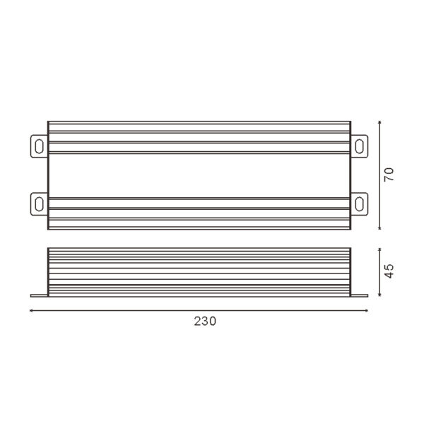 Alimentation Pour Bandes Led 300W 12Vdc Ip65 - Ledme - LM2508 – Image 2