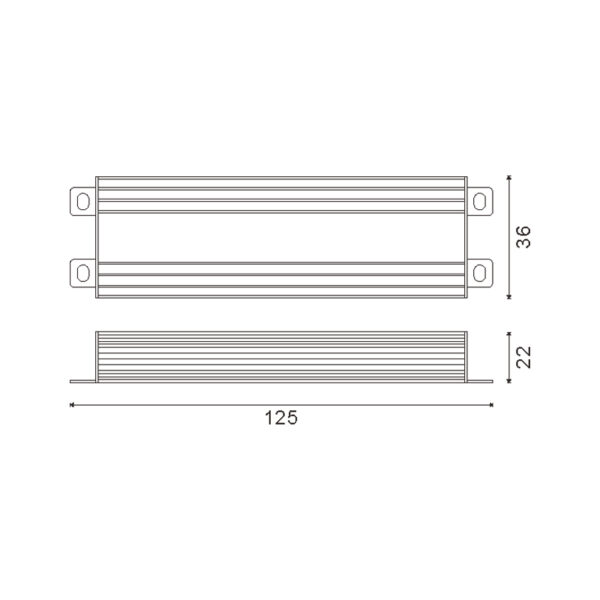 Alimentation Pour Bandes Led 36W 24Vdc Ip65 - Ledme - LM2510 – Image 2