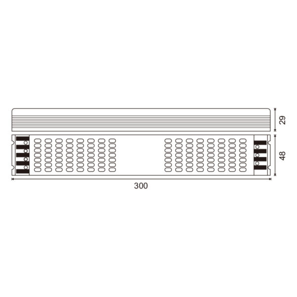 Alimentation Dimable 0-10V Led 200W 24Vdc - Ledme - LM2528 – Image 2