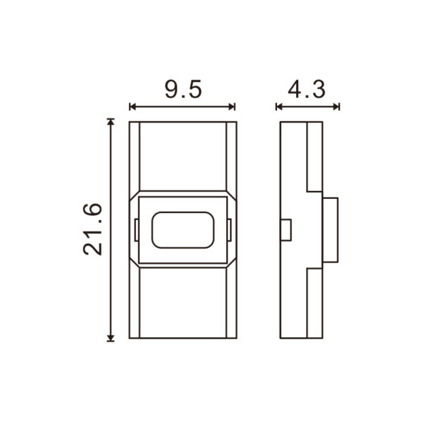 Connecteur UltraMini pour Réglette 8MM 12V/24V Monocolor - Ledme - LM2930 – Image 2