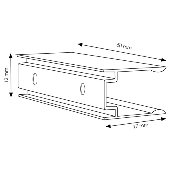 Fixation aluminium pour Néon Led RGB - Ledme - LM3060 – Image 2