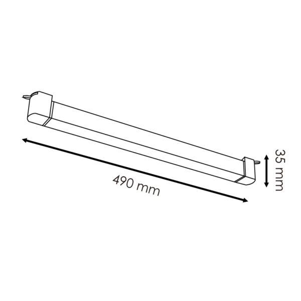 Spot LED pour Rail Linéaire Dhin Blanc 24W Monophasé - DSC 6000K - Ledme - LM3123 – Image 2